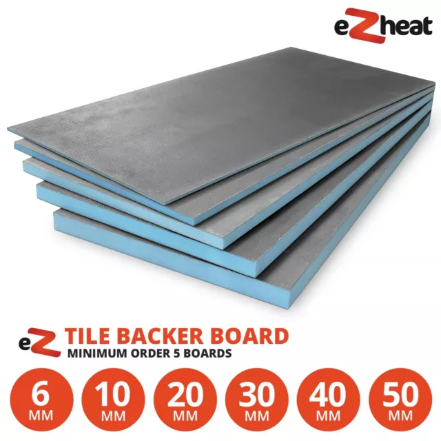 Tile Backer Boards Cement Coated Insulation Underfloor Heating Wet Room Bathroom