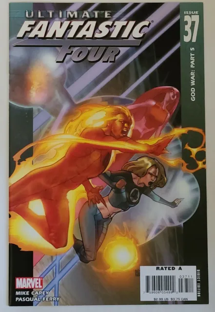 Ultimate Fantastic Four  #37 (Marvel 2007 Series)Nos Est~9.4+Nm Grade Mike Carey