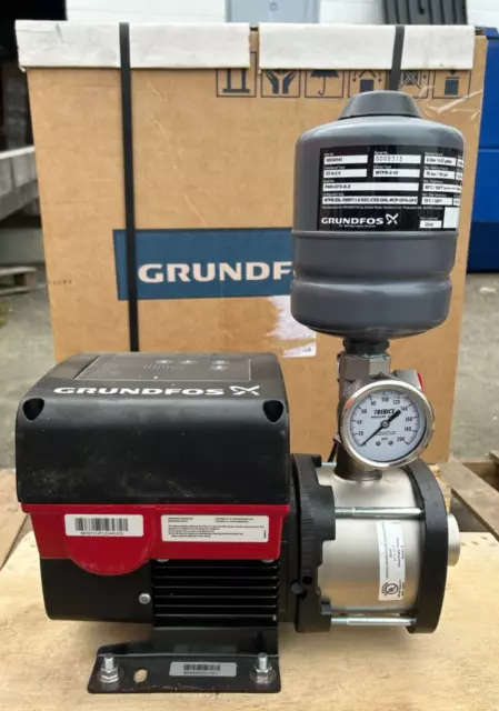 Grundfos 98548116 CMBE 5-62 CME Booster Pump 200-240, 50/60 Hz, 2HP, 24.7 GPM