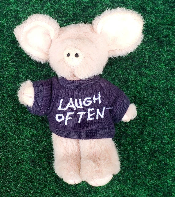 Rare Boyds Bears 4" Mini Message Pig T. Hee Sweater Plush Archive Collection