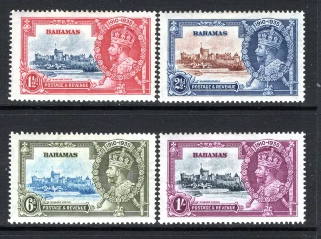 Bahamas KGV 1935 Silver Jubilee Set SG141-144 LM/Mint