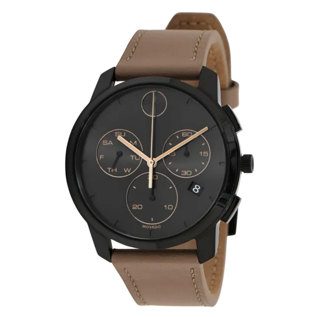 Movado 3600719 Men's Bold Thin Dark Grey Dial Quartz Watch