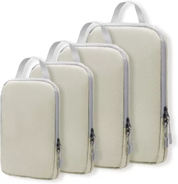 Compression Packing Cubes for Carry On Suitcases 4pcs a Set Compression Packing