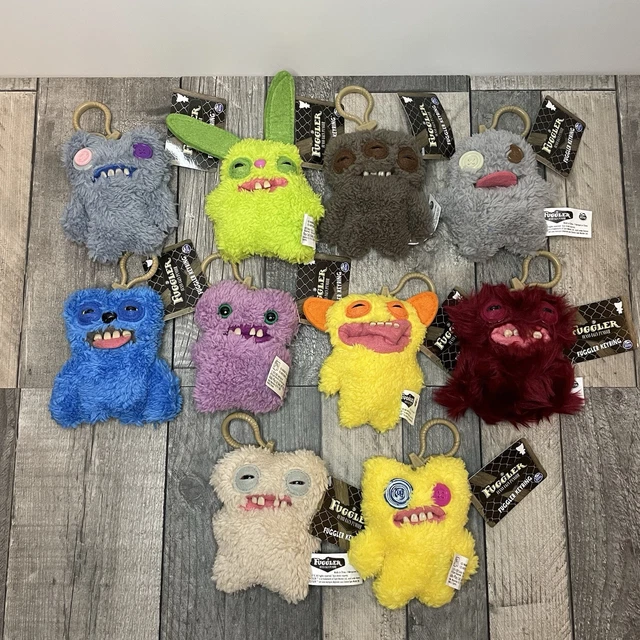 FUGGLER KEYCHAIN KEYRING Bundle Of 10 Complete Set Series 1 Rare New ...