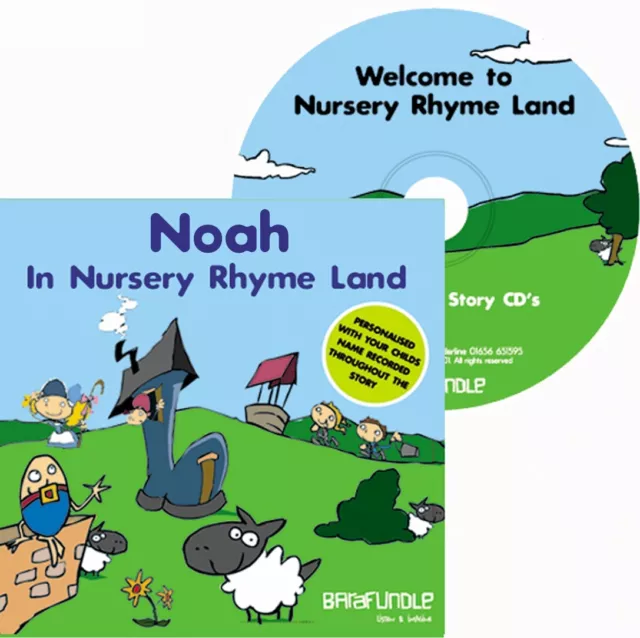 Noah In Nursery Rhyme Land - CD de historia personalizada