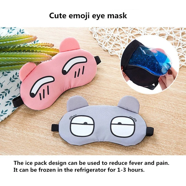 Compresse chaude glacée Masque de sommeil Masque pour les yeux Refroidissement