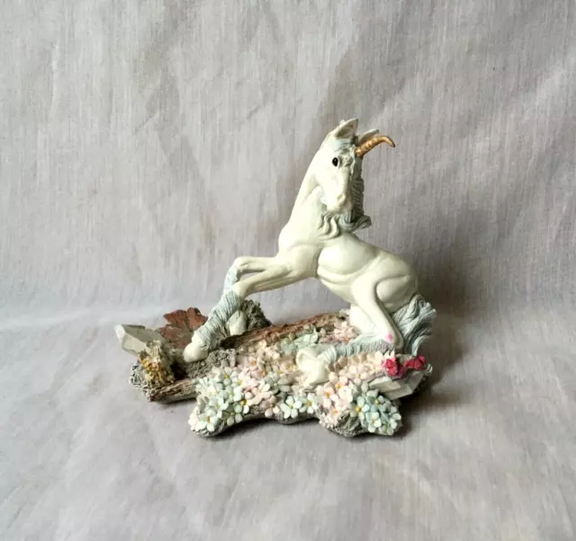 Hsc Holland Studio Craft Fables Unicorn 'Peaceful' Figurine - Rare!!