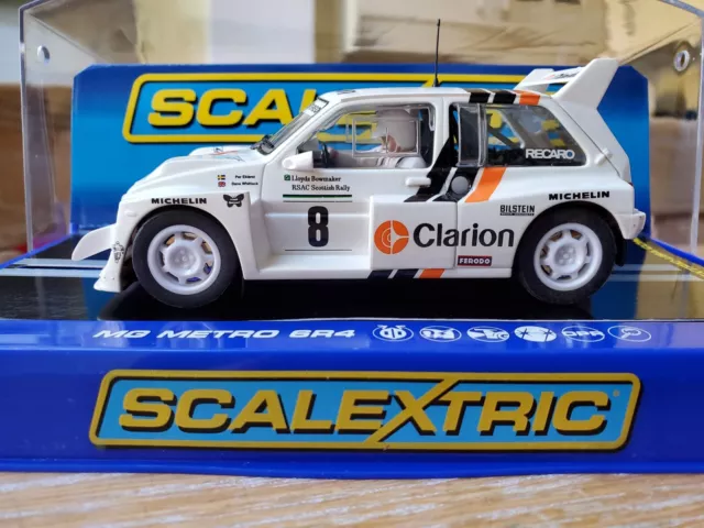 NEW Scalextric C3306 MG Metro 6R4 Lombard RAC Rally 1986 #8 MINT RARE