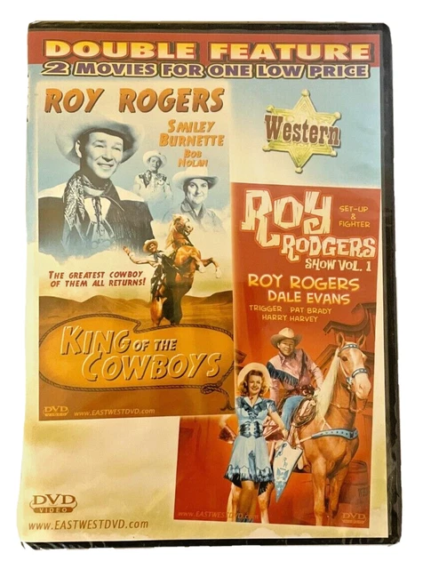 Double Feature King Of The Cowboys And Roy Rogers Show Vol 1 DvD