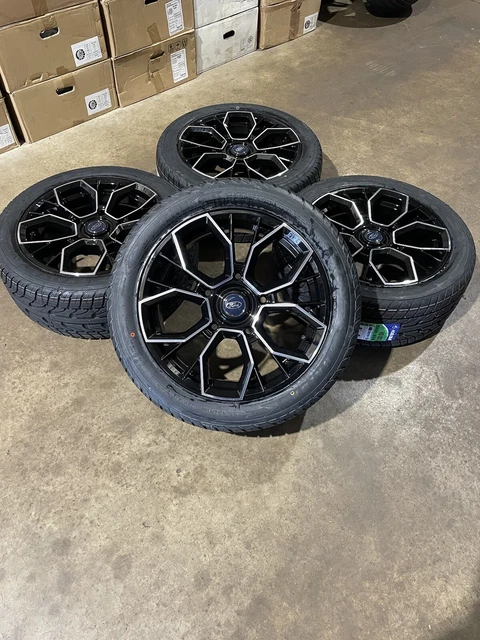 BRAND NEW SET of 18” alloy wheels and tyres Ford Transit Custom Mk7 Mk8 ...