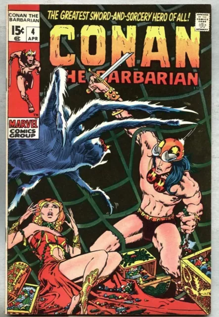 Conan The Barbarian #4-1971 nm- Barry Windsor-Smith