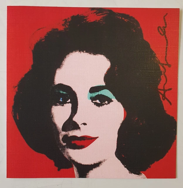 Andy Warhol (1928-1987) - Liz - Invitation (Castelli Graphics) - hand signed