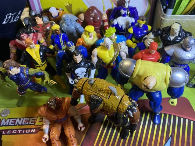 Used Marvel Toy Biz Loose Lot 23 Figures