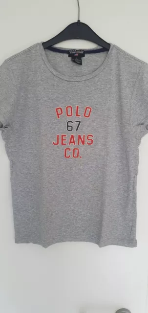 Ralph Lauren Polo Jeans T-Shirt grau, Gr. M/L