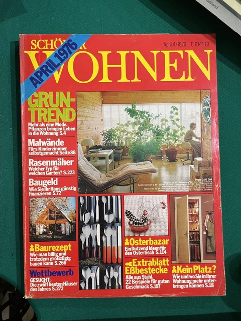 SCHÖNER WOHNEN Heft April 1976