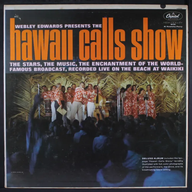 WEBLEY EDWARDS: hawaii calls show CAPITOL 12" LP 33 RPM