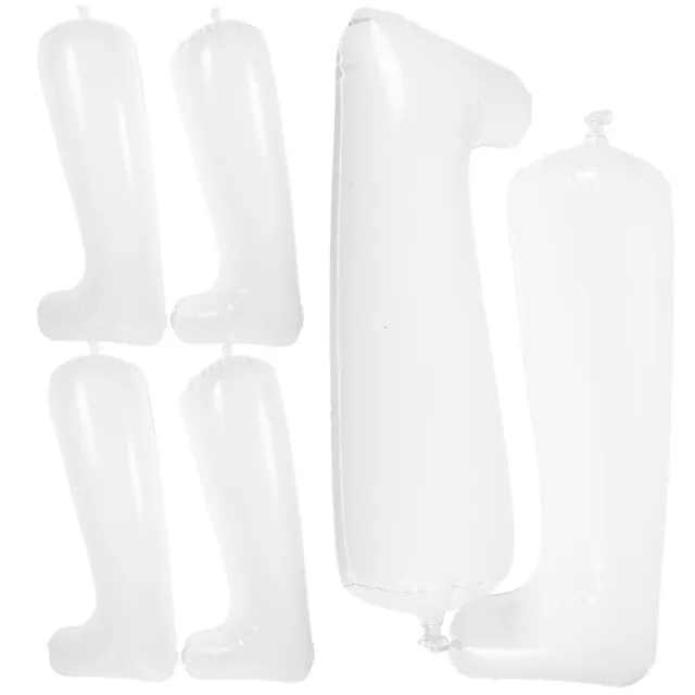 3 Pairs Inflatable Boot Brace Man Shoes Holder Boots Tall White