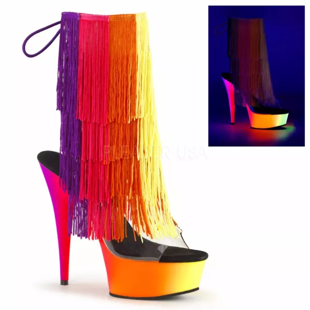 Stripper Pole Dancer Exotic Entertainer Ankle Boot Size 6
