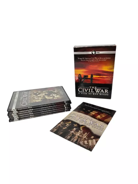 The Civil War A Film Directed By Ken Burns DVD 6 Disc Set PBS