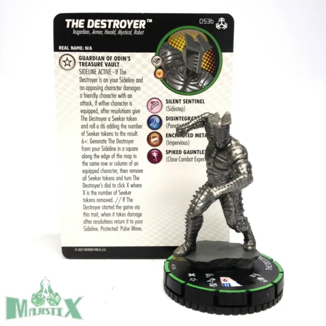 Heroclix Avengers War of the Realms set The Destroyer #053b Prime figure w/card!