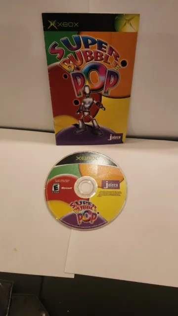 Super Bubble Pop - Microsoft Xbox - Disc and manual only