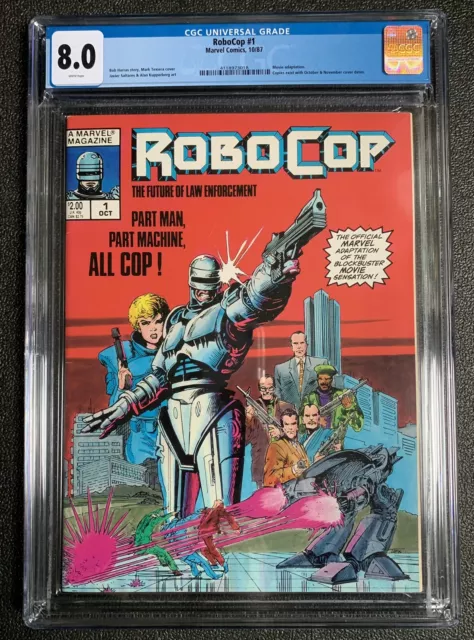 Robocop #1  1st Appearance Of Robocop Key CGC 8.0 4118973018