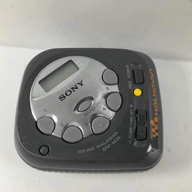 SONY SRF-M35 WALKMAN Vintage Portable Am/Fm Radio - Testé & Actif - EUR ...