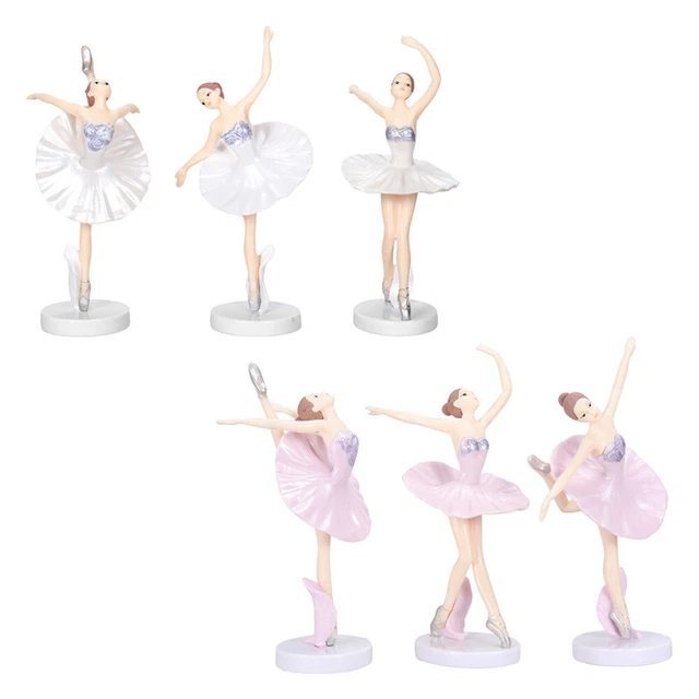 6 pz statua balletto ornamenti da ragazza balletto regalo di nozze set di 3 pezzi