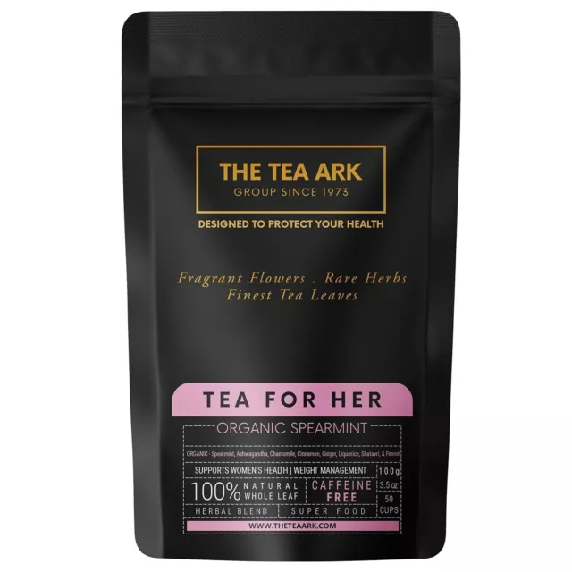 The Tea Ark Bio-Grüner Minztee für PCOS PCOD, Kräutertee