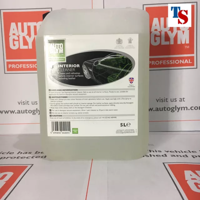 Autoglym Interior Shampoo Cleaner 5 Litre 5L ( Car Professional Use ORIGINAL)