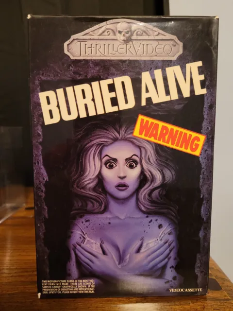 BURIED ALIVE BIG Box Horror Vhs Rare Thriller Video $115.00 - PicClick
