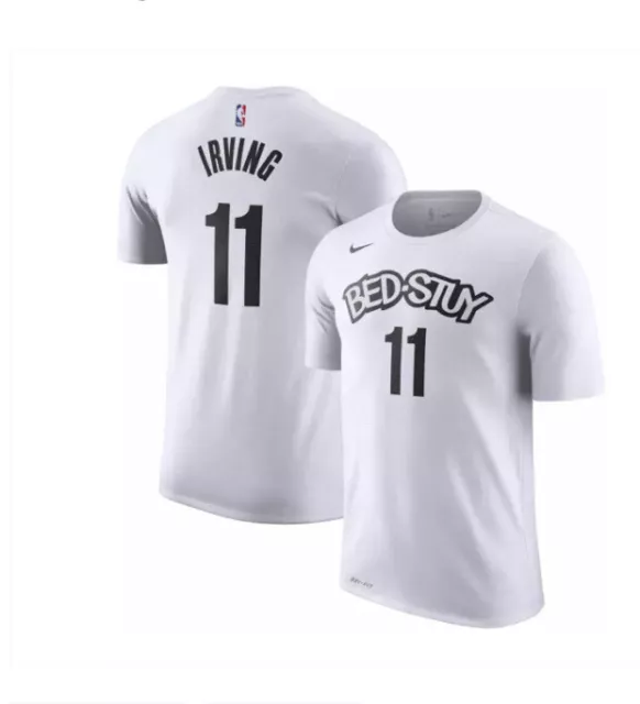 Nike, Shirts, Nike Nba 22 Season Brooklyn Nets Kyrie Irving 11 Basquiat  Le Jersey Size L