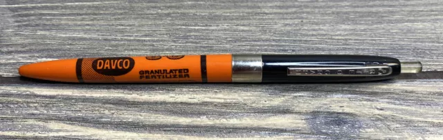 Vintage Rite O Graph Retractable Ink Pen Davco Granulated Fertilizer