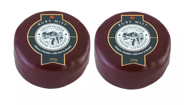 Snowdonia Ruby Mist Cheese Truckles 2 x 200g