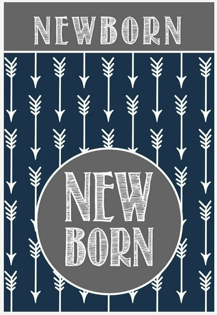 7 Blue Baby Nursery Closet Organizer Dividers For Boys Clothing, Age Size...