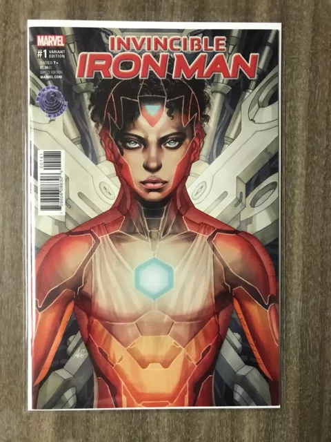 Invincible Iron Man #1 Artgerm Color Legacy Variant Riri Williams IronHeart MCU