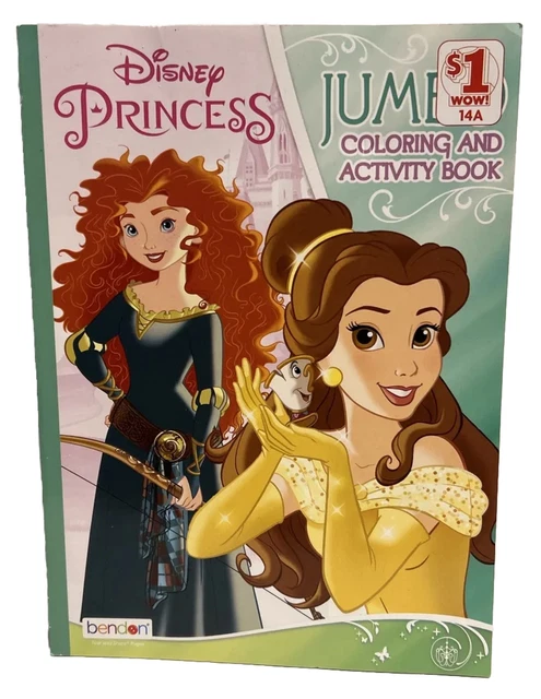 DISNEY PRINCESS JUMBO Coloring And Activity Book 2017 Bendon $8.99