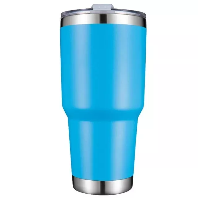 30 Oz Stainless Steel Insulated Tumbler Travel Mug For Hot Cold Coffee With Lid