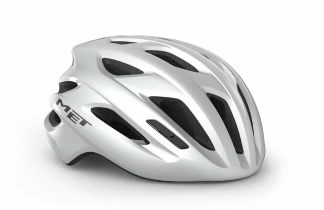 Met Casco Ciclismo Idolo Colore Bianco Lucido