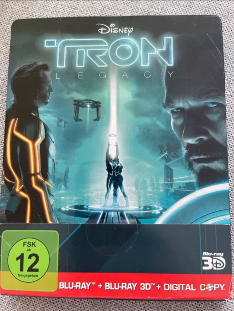 Tron: Legacy 3D Blu-Ray Steelbook ungeöffnet