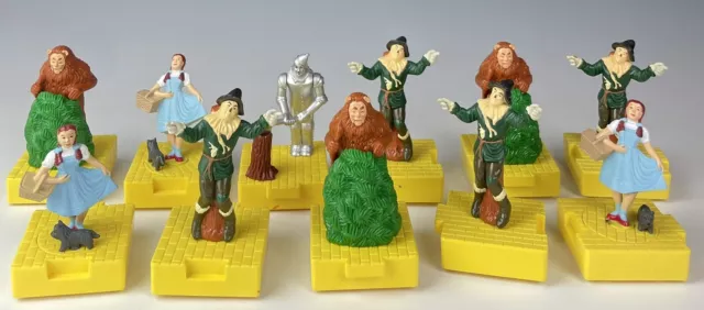 BLOCKBUSTER WIZARD OF Oz 11 Movable Toys 1997 Dorothy Scarecrow Tin Man ...