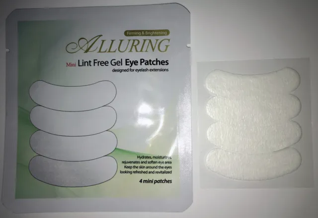 Alluring Mini Gel Eye Pads Lint free x20 pairs (10 pouches) Eyelash Extensions