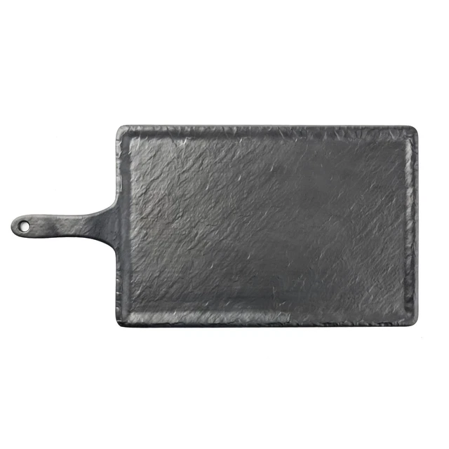 TableCraft MSP4520 Black Frostone 13 x 8.75" Serving Paddle"