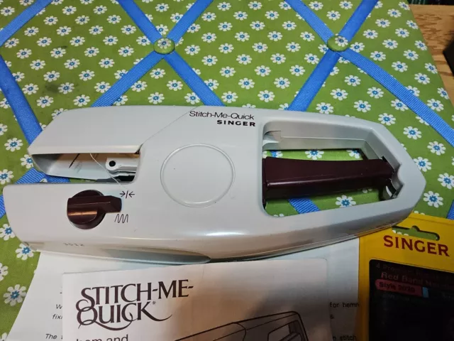 Vintage Stitch-Me-Quick Hem & Seam Tacker Sewing Machine by Singer 1983 with Box