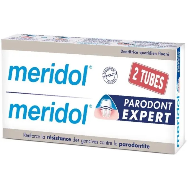 *Lot de 2*  Dentifrice  Meridol parodont expert  (75ml x 2) parodontite