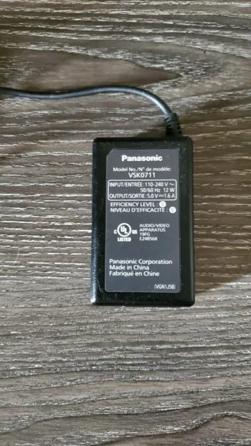 Genuine Panasonic VSK0711 Camcorder Adapter Power Supply TESTED