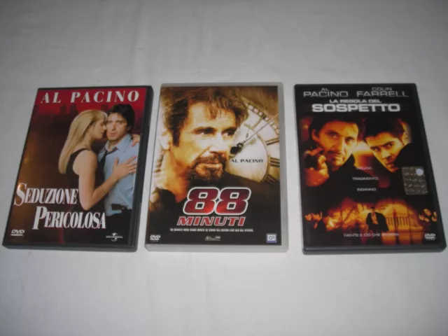 3 Dvd Al Pacino 88 Minuti La Regola Del Sospetto Seduzione Pericolosa Italia Ven