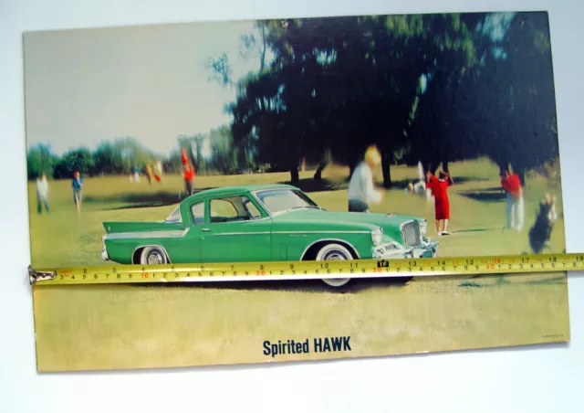 Dealer  Attic Fresh Classy Studebaker Hawk Showroom Advertising Sign