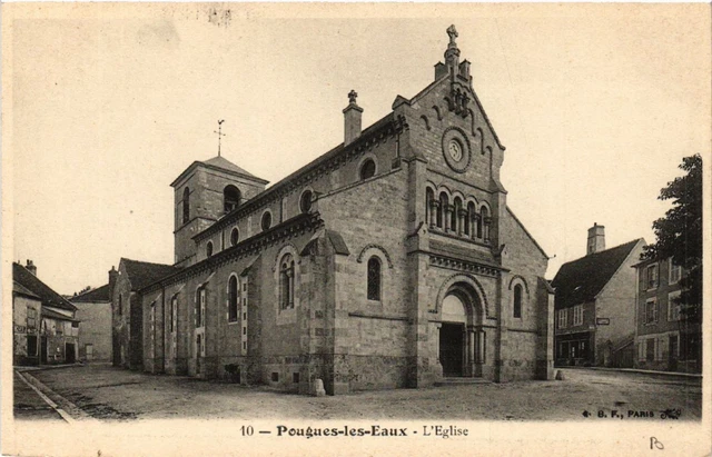 CPA AK POUGUES-les-EAUX - L'Église (456823)