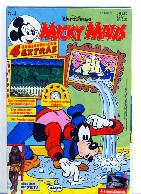 Micky Maus Comicheft Nr. 19   1994